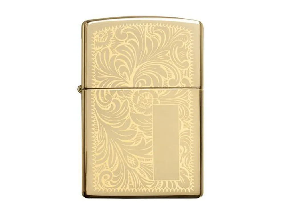  Зажигалка ZIPPO Venetian® с покрытием High Polish Brass купить в PR Gifts
