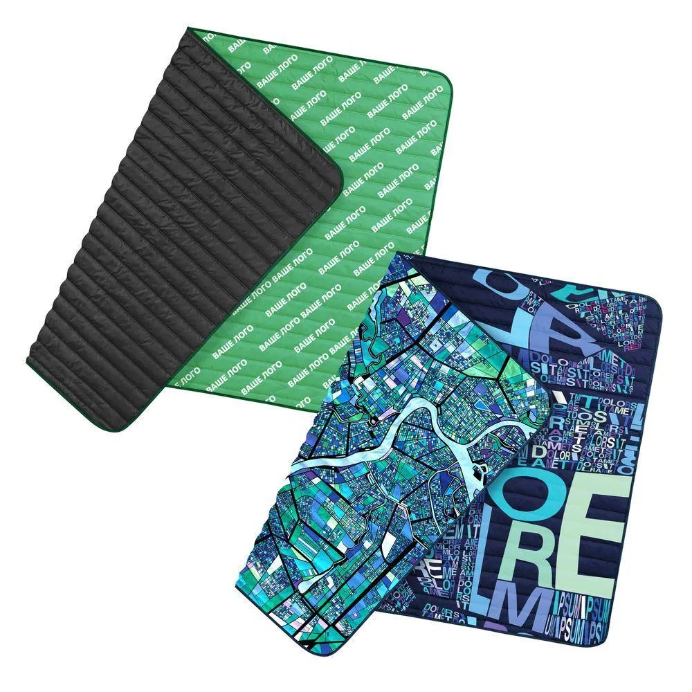Картинка Плед Mosaic с печатью на заказ купить в PR Gifts