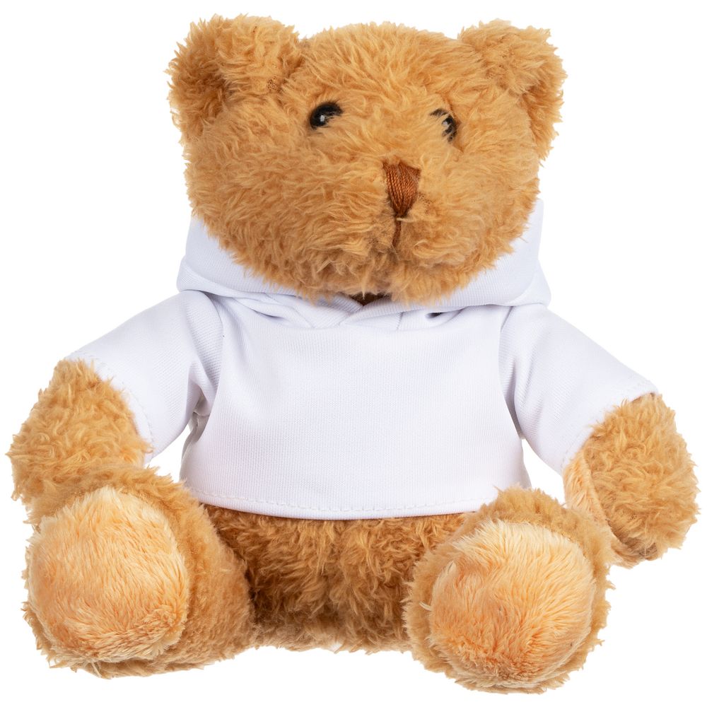 Картинка Мягкая игрушка «Мишка Cuddleton» в белом худи