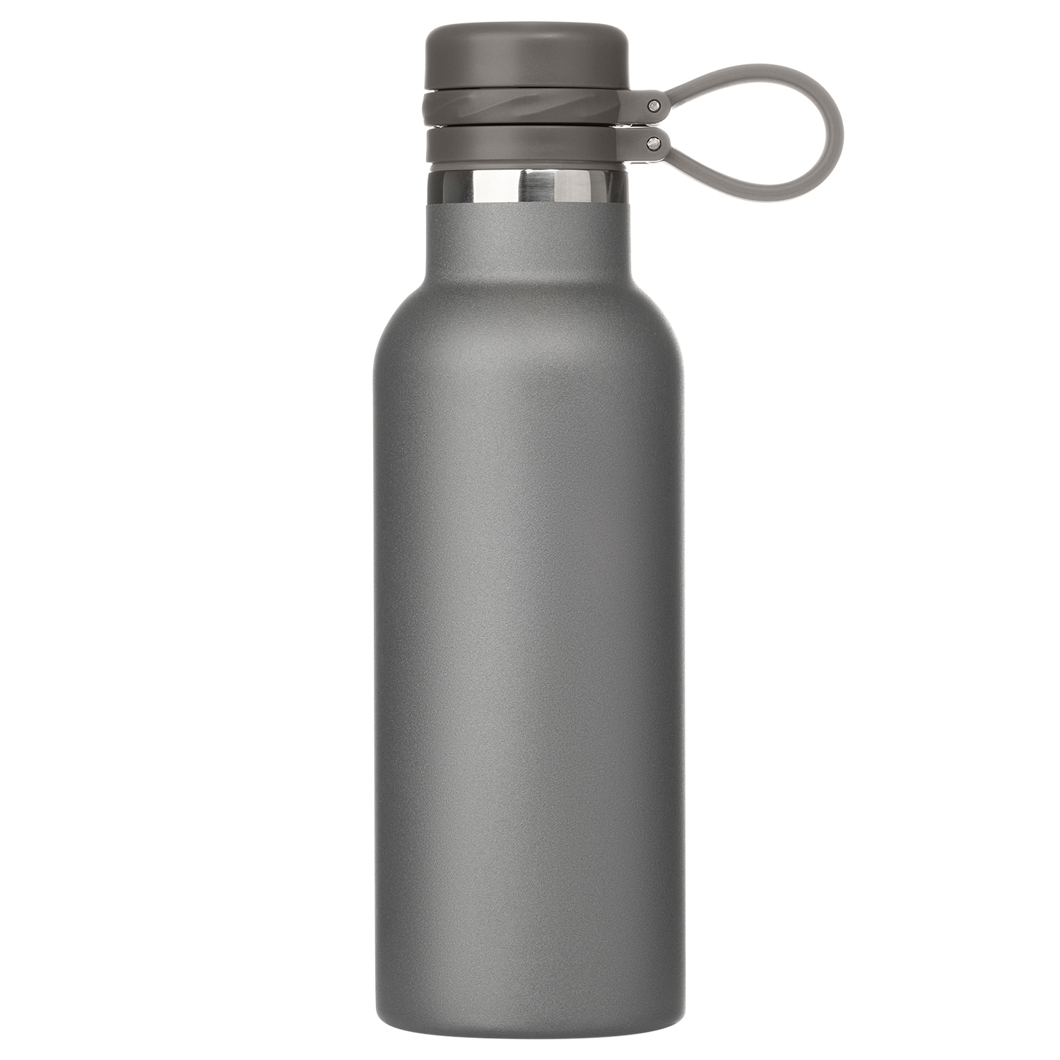 Термобутылка вакуумная герметичная, Modena, 500 ml, серая купить в PR Gifts
