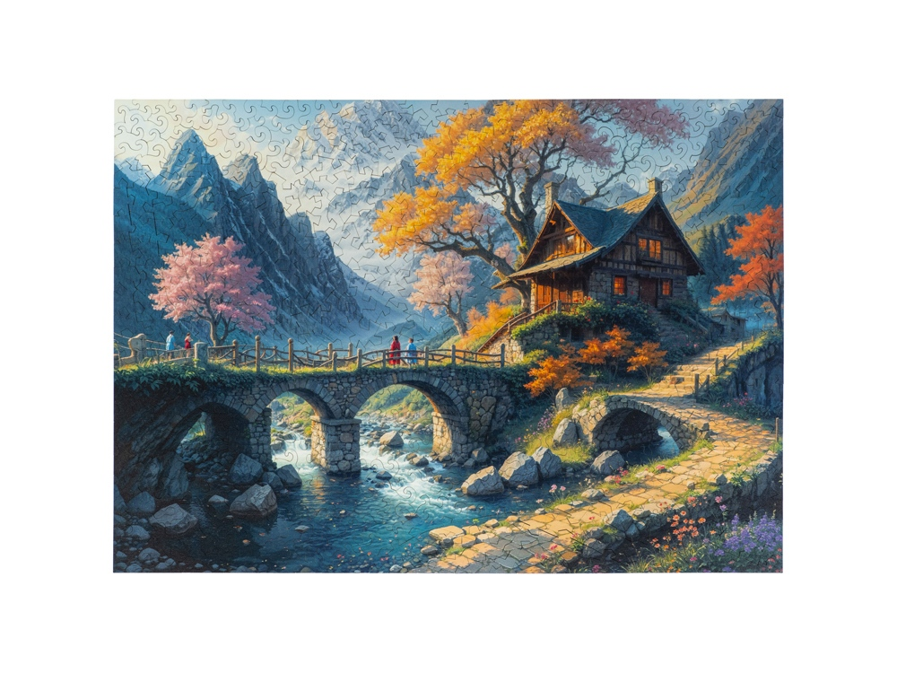 Картинка Деревянный пазл Wonderhouse купить в PR Gifts