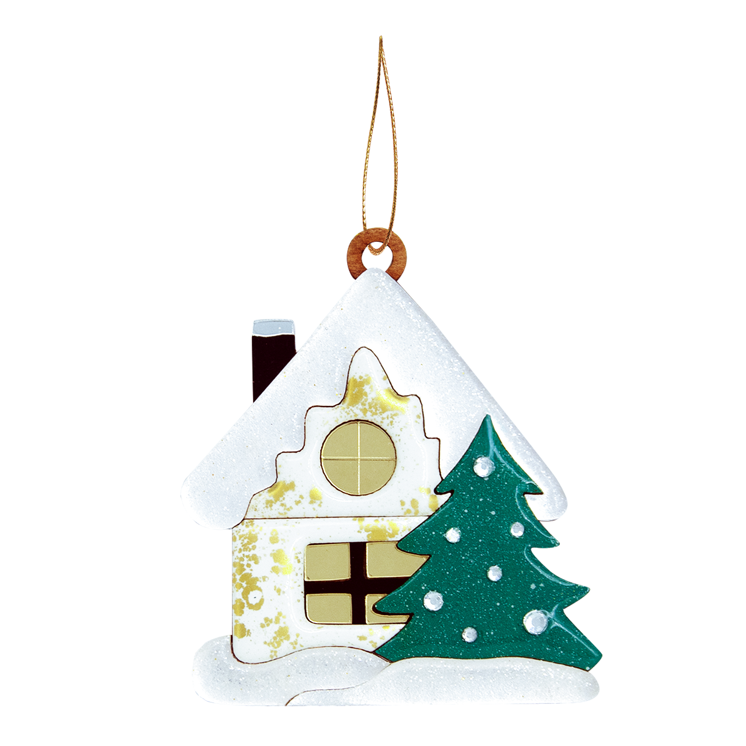 Ёлочная игрушка Домик купить в PR Gifts