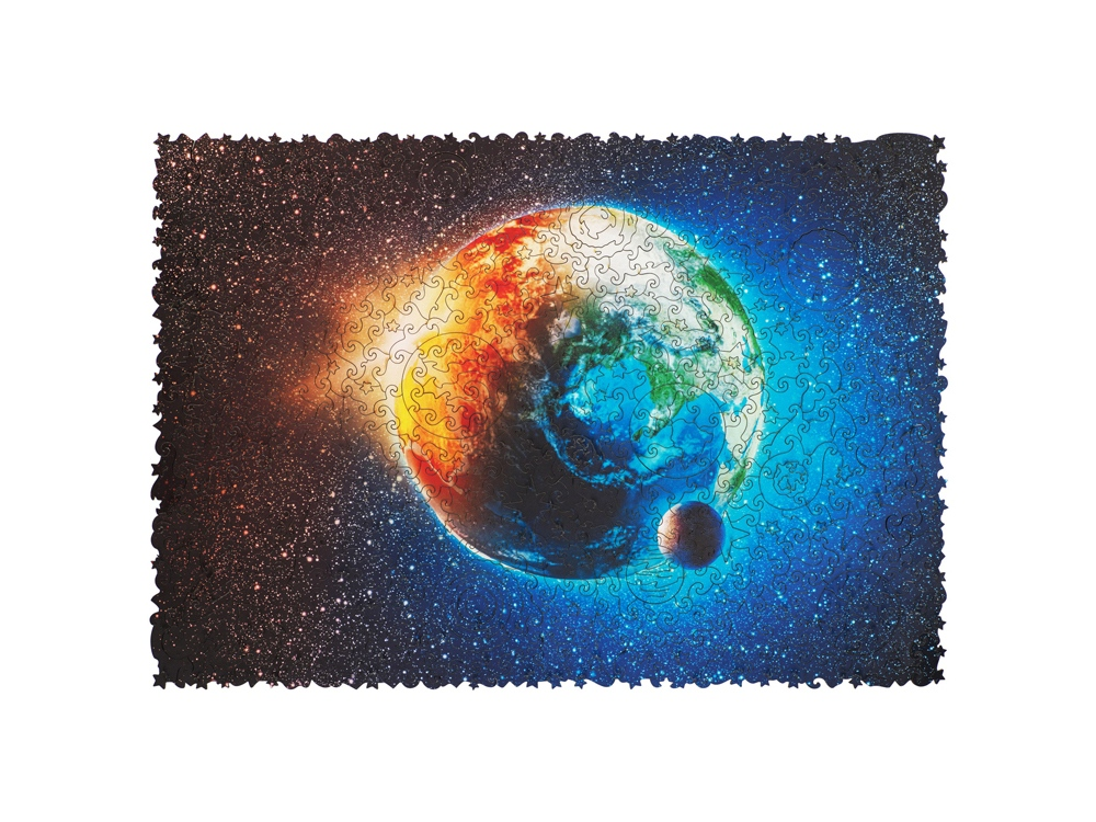 Картинка Деревянный пазл Earth купить в PR Gifts