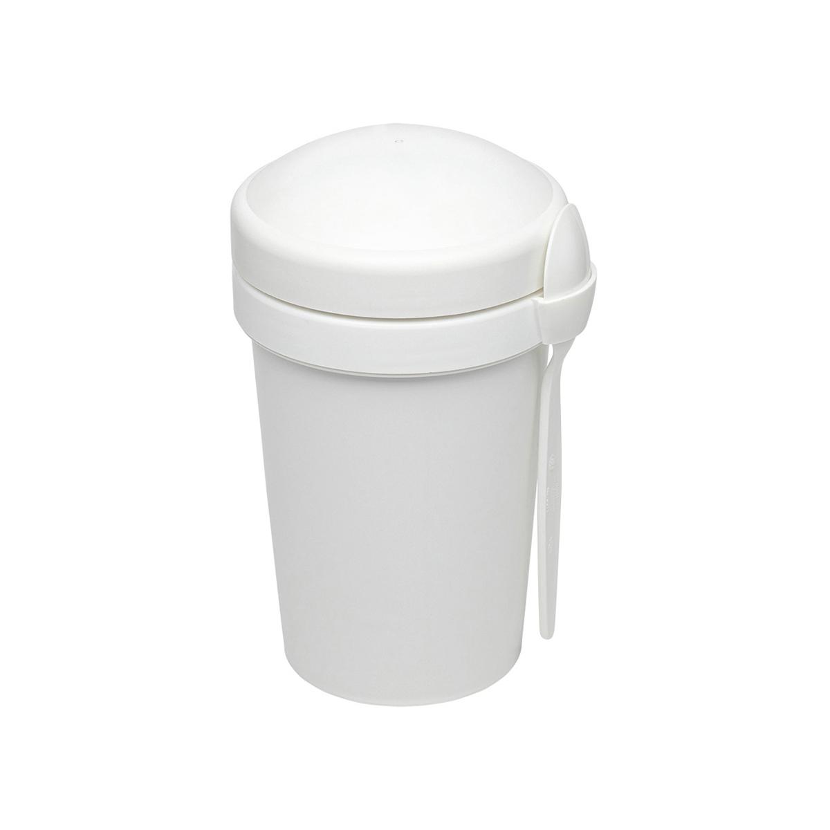 Ланч-бокс Cereal to go Green Line с ложкой купить в PR Gifts